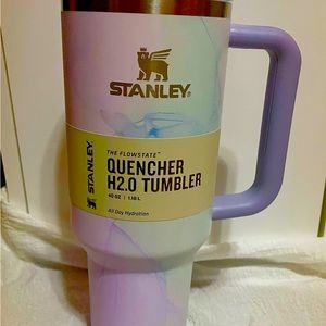 NEW rare Stanley 40oz Purple watercolor h2.0 flowstate quencher